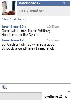 Porn ads Whitney Houston From The Dead
