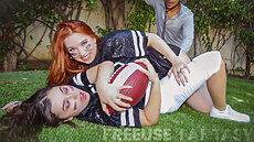 Madison Morgan & Leana Lovings in Freeuse Fantasy 'Stay In the Game'