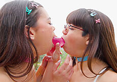 Jules Jordan 'Brianna Arson And Mochi Mona Tag Team Jules Jordan'