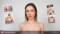 New Solo Porn Video Foxy Babe Molly Stuffs Her Pussy With A Big Dildo BABEROTICA