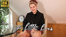 New Porn -  ONE LITTLE LOOK Delilah Jynx - Upskirt Jerk video