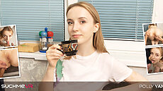 New SuckMeVR Porn Video Coffee Makes Polly Yangs So Horny