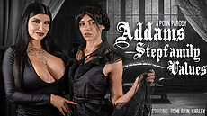 New VR Scene Addams Stepfamily Values (A Porn Parody) VRConk Harley Haze Romi Rain VR Porn