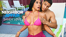 New Naughty America Porn Busty Latina Sandy Love Gets Her Body Massaged Before Taking The Neighbors Cock   video