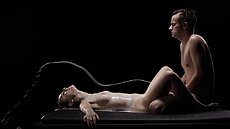 Sam’s fingers slide inside, drawing intense moans of pleasure as Alice squirts, overwhelmed by the sensation. Unable to resist her hunger, Sam takes her passionately, thrusting rough and deep into her wet pussy.