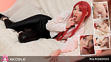 NuCosplay Badass Redhead Mia Murkovski Dominates A Big Dick New Porn Update