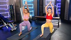 New FakeHub Video - Yoga girls' private positions || Fitness Rooms Rebecca Volpetti, Lexi Dona Rebecca Volpetti, Lexi Dona Porn Scene