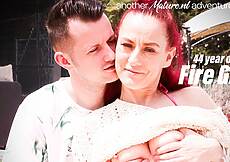 44 year old MILF Fire Girl is on vacation and likes the poolboy working there. She decided to seduce him into an outdoor fuck by the pool under the hot sun and lucky for her, he's all in and ready to fuck that hot MILF right there and then!