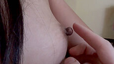 Asian Sex Diary - Nip Fondling Session Turns Blowjob For Filipina MILF Meeting White Cock Man