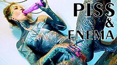 New Z-Films Porn Video - Heavily Tattoo Model Anal Masturbation In Shower