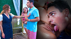 Leo Valentino & Aderes Quin in Cum Inside Me Instead Fill Up My Mom video
