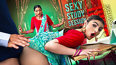 TeamSkeet New Scene -  Laynee James, Julia James Meet the Sari-Sisters: Indian Twins Share Their First Cock || StepSiblings New Porn Video