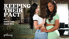 ADULT TIME - Keeping Their Pact XXX Girlsway August Skye, Asteria Jade video