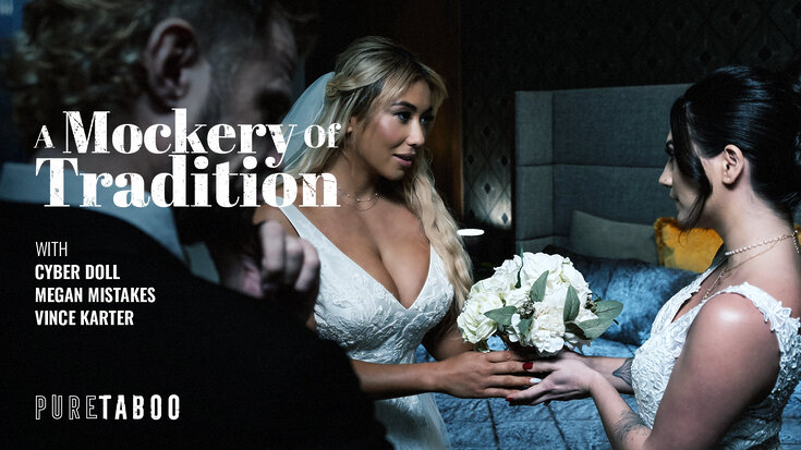 Vince Karter, Megan Mistakes, Cyber Doll in PureTaboo 'A Mockery Of Tradition' video