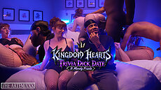 Mandy Frizzle and ArtemiXXX do Kingdom Hearts Trivia The Fucks her deep until she squirts and creampie her pussy